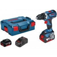 BOSCH GSR 18V-60 C gręžtuvas - suktuvas 2x5 Ah L-Boxx